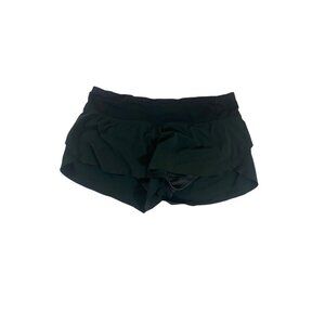 Lululemon Women's Black Athletic Speedy Active Shorts - 6